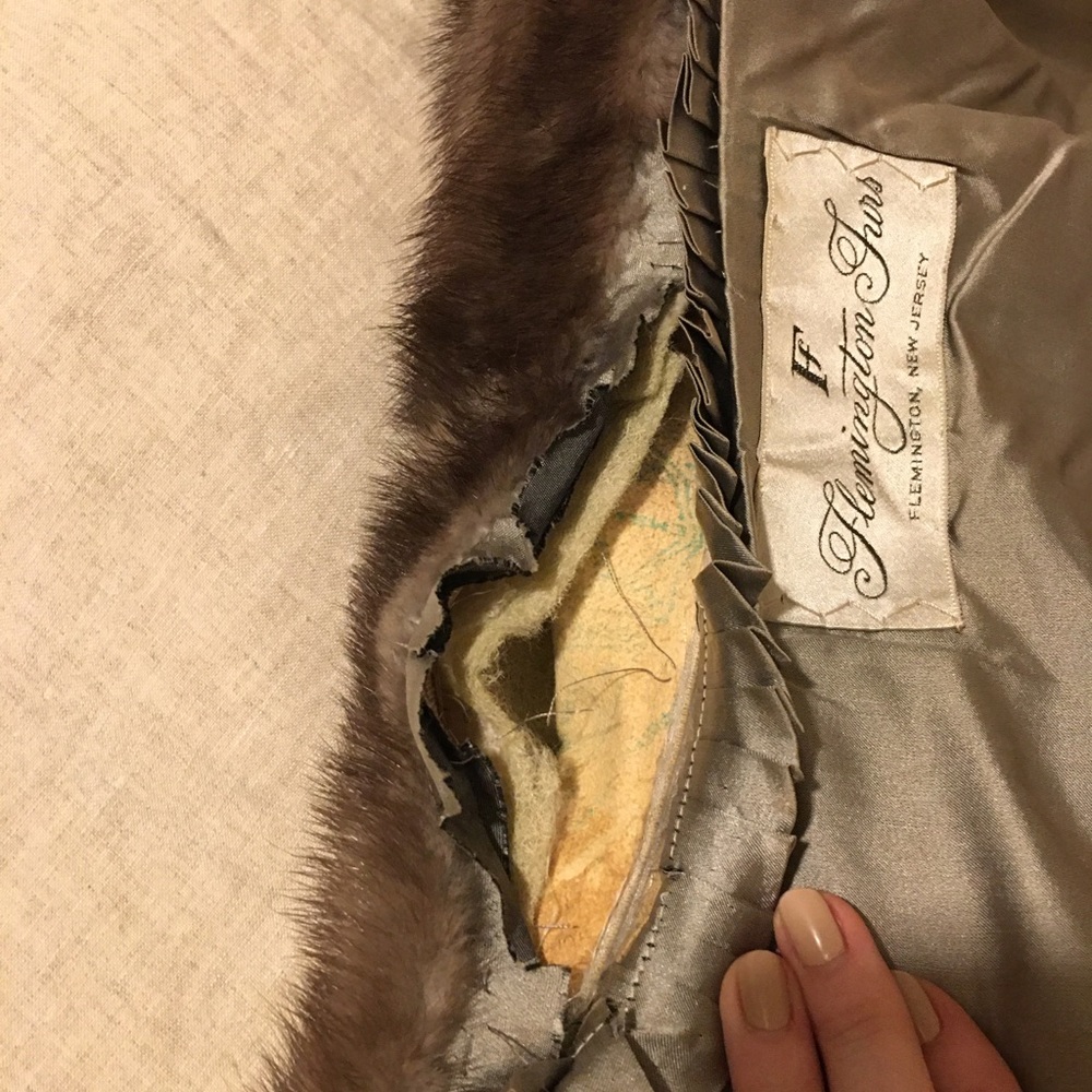 Dark Brown mink stole